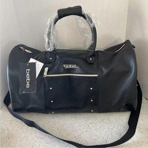 BEBE Ellisa 22" Weekend Duffle Bag New 2 Year Limited Warranty